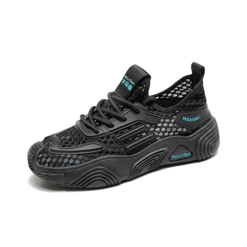 Mulinsen Slip-Resistant Breathable Lightweight Low-Top Trekking Shoes Men's-1