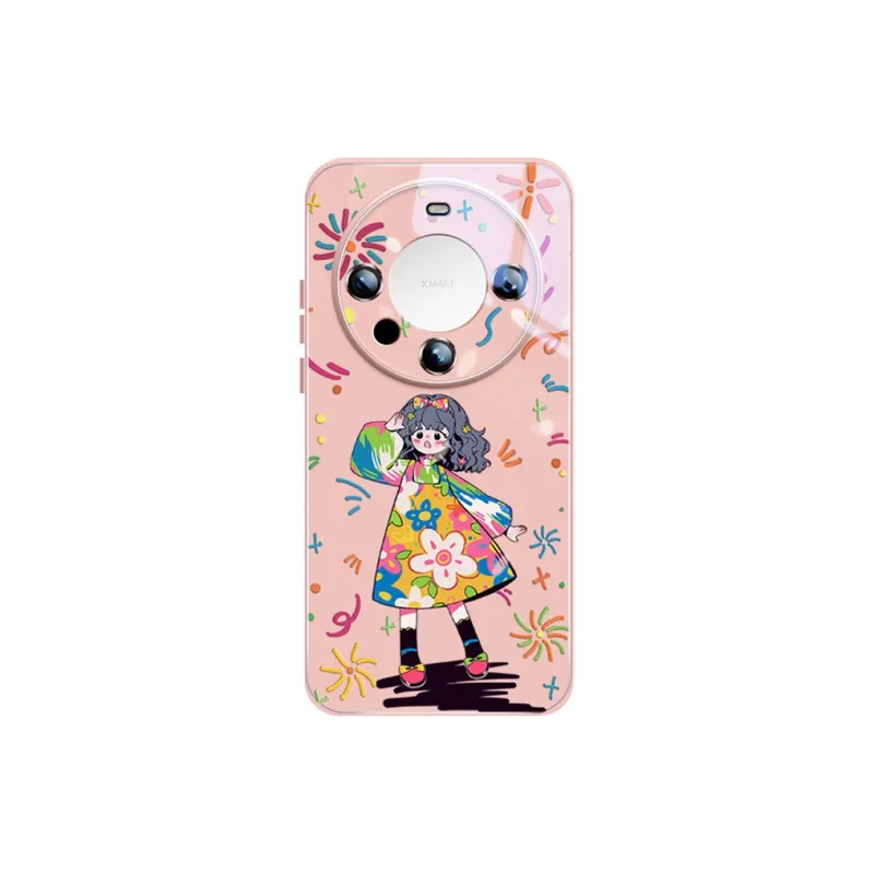 Sen Dog Glass Material Sense Of Premium Phone Cases Applicable To Huawei Mate60Pro/50/40-6