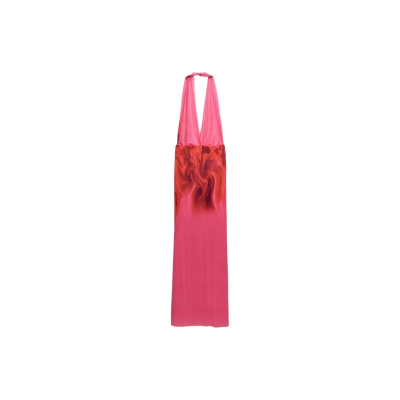 ZARA Slip Dresses Women's Pink-1