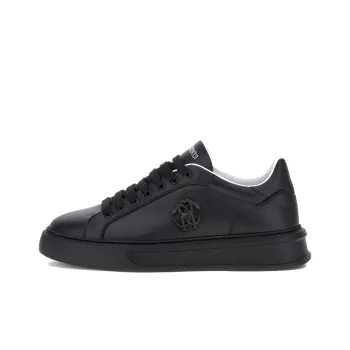 Roberto Cavalli Low-Top Skateboard Shoes Men's Black