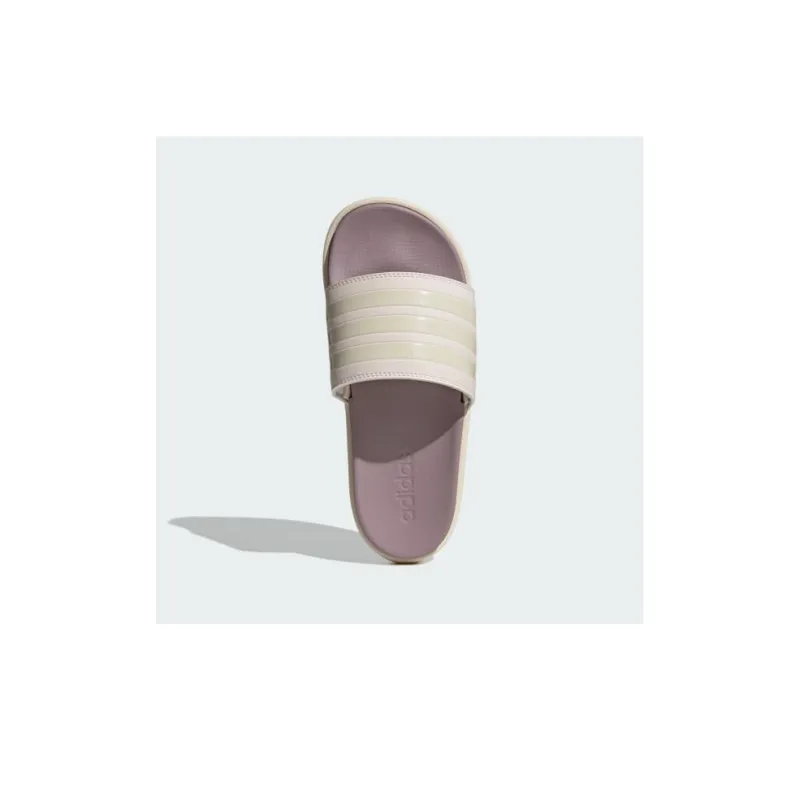 Adidas Adilette Platform Slides Putty Mauve Wonder White Preloved Fig Women's-7