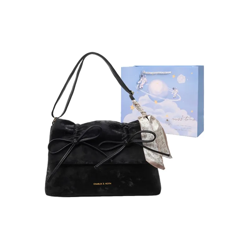 Duoluplo Doron Paul PU Versatile Bowknot Shoulder Bag For Women's Regular Women's Ecru Black Pink Light Purple-6