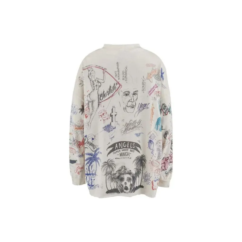 SAINT Mxxxxxx Long sleeve Graphic print T shirt-1