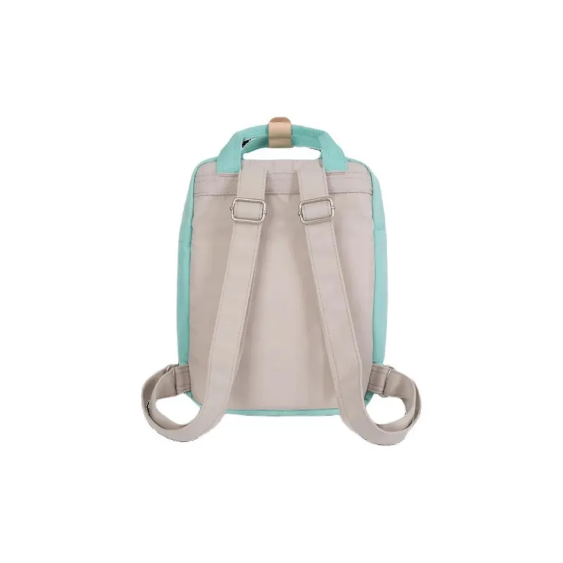 Doughnut Nylon Backpack Mini Women's Green & Gray-2