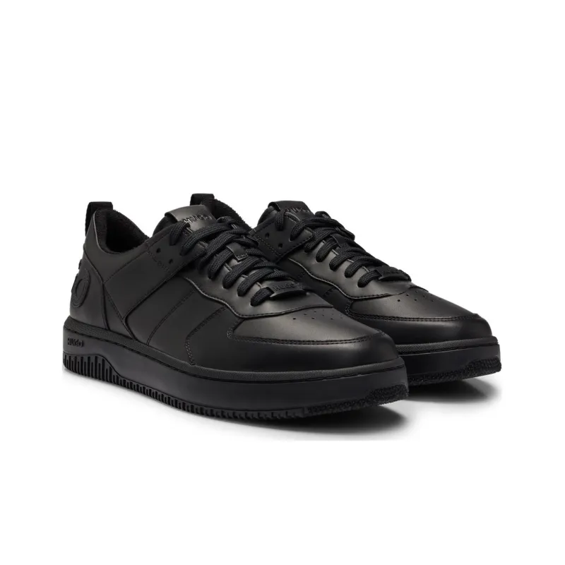 HUGO BOSS Low Top Skateboard Shoes Men's Black-2
