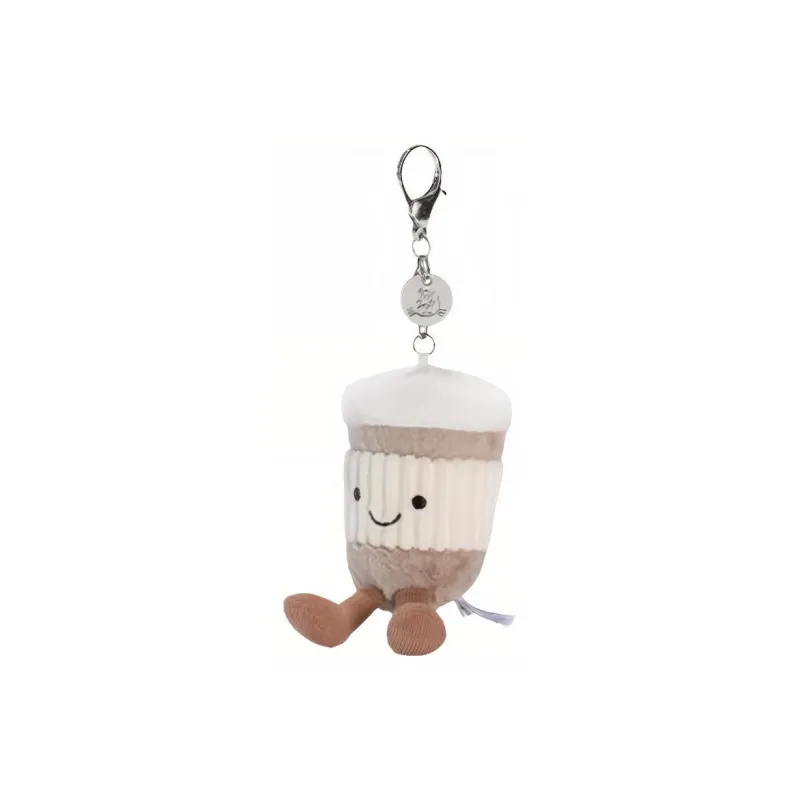 JELLYCAT Amuseables Coffee-To-Go Bag Charm-1
