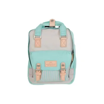 Doughnut Nylon Backpack Mini Women's Green & Gray
