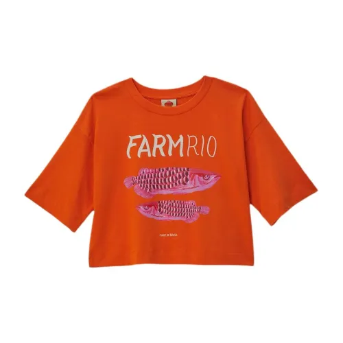 Farm Rio T-Shirts Women's Orange