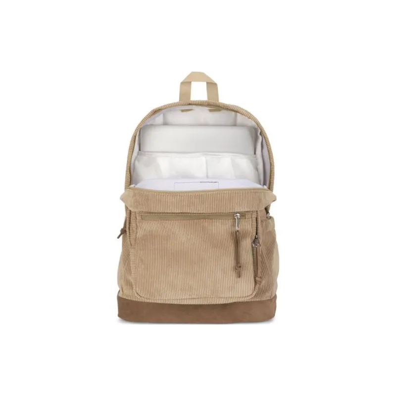JanSport Corduroy Backpack Unisex Curry-3