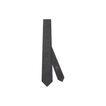 GUCCI Horsebit Jacqurad Tie