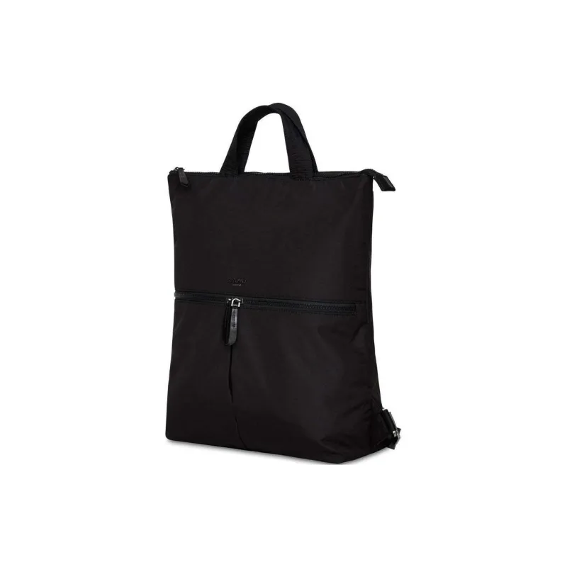 KNOMO Polyester Laptop Handbag Backpack Unisex Black-1