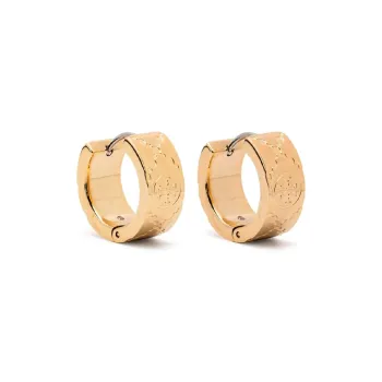 TORY BURCH Small T Monogram Hoop Earrings