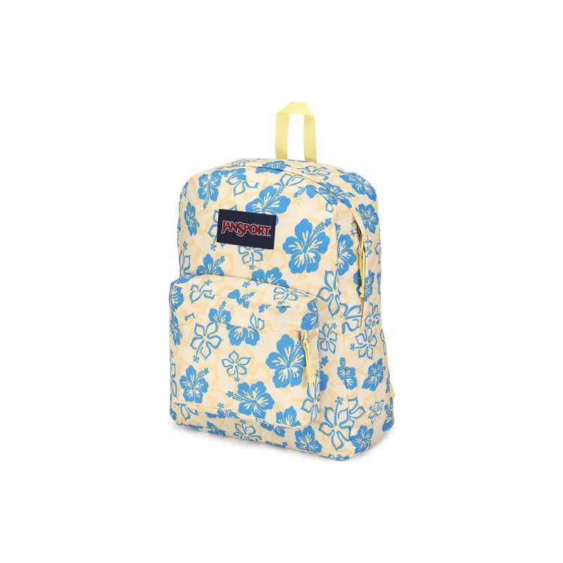 JanSport Polyester Backpack Unisex Yellow Blue-1
