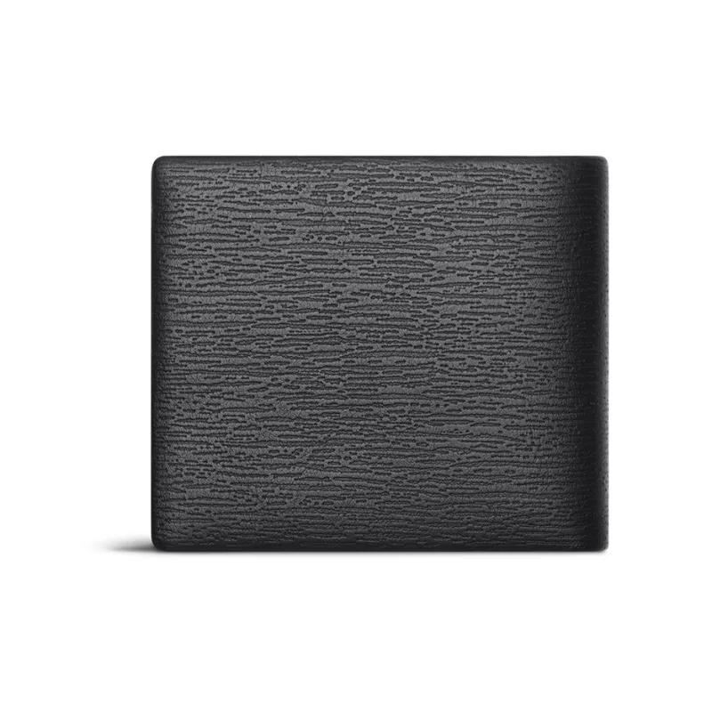 SEPTWOLVES Top Grain Cow Leather Wallet Men's Black-2