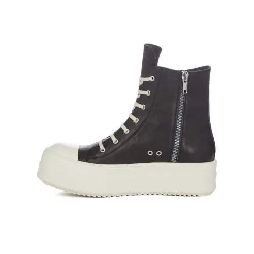 RICK OWENS Skateboard Shoes Men High-Top Black