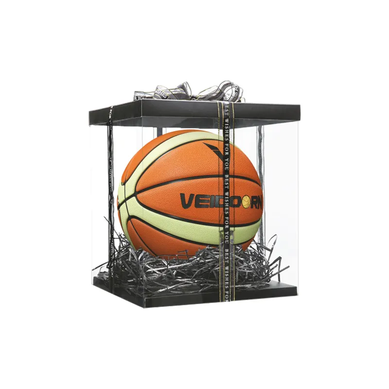 VEIDOORN Microfiber Leather Basketball Orange Size 7 Ball Training Competition Unisex-4