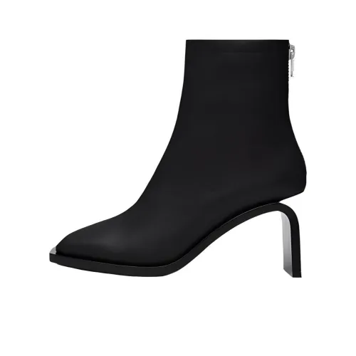 Courrèges Stream Leather Ankle Boots