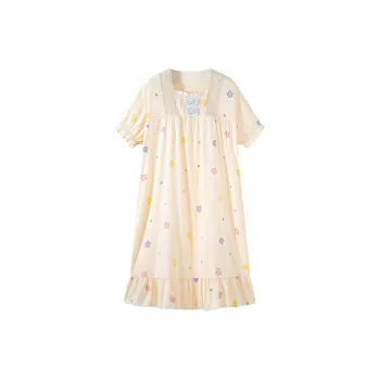 Ta Yan Nightgown Women's Apricot