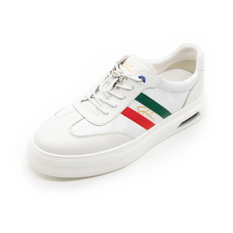Satchi Skateboarding White Sneakers Men's White-1