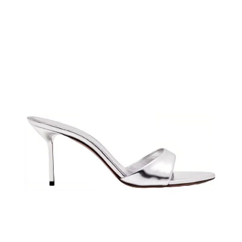 Paris Texas Lidia 70mm Leather Mules-1
