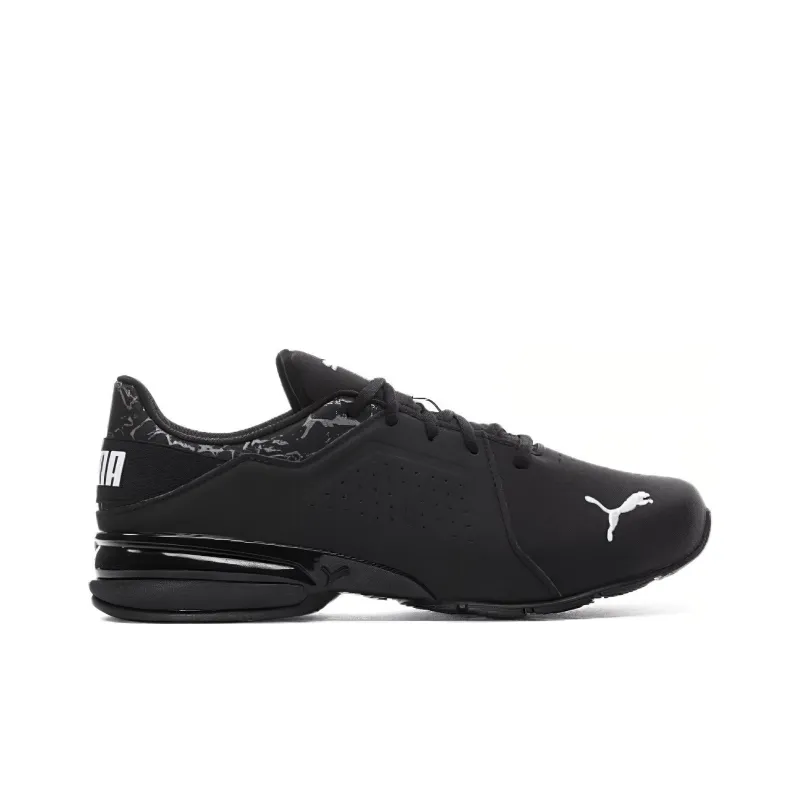 PUMA Slip-Resistant Low-Top Running Shoes Men's Black-1