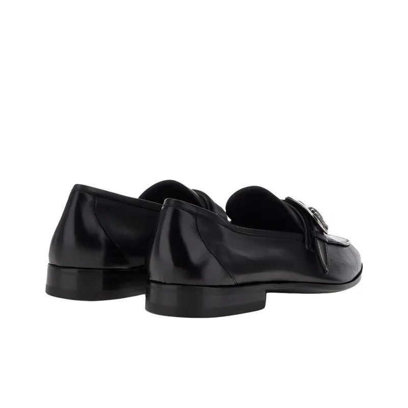 Roberto Cavalli Monogram RC Loafers Men's Black-3