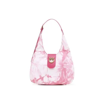 PINKO Cotton One Shoulder Handbags Women's Pink
