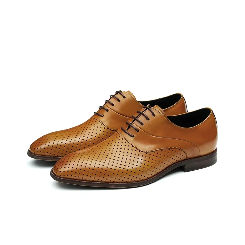 ASTON M.JAZZ Dress Shoes Men Low Top Black/Brown-2