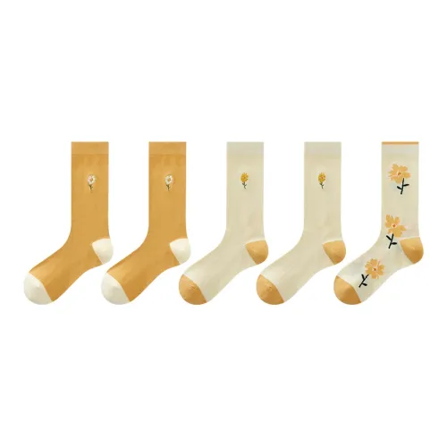 Ordifen Mid Calf Socks Women's 5 Pack