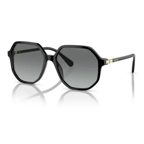 Swarovski Octagonal Frame Sunglasses