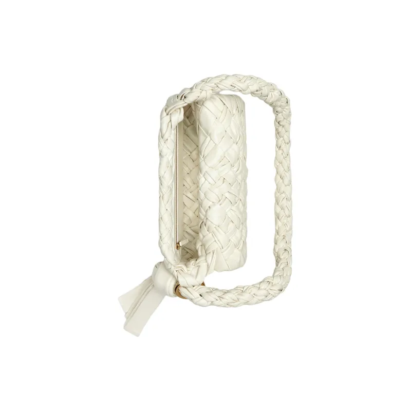 Bottega Veneta KALIMERO Cow Leather Portable Crossbody Bag, Shoulder Bag Women's Bone Beige-3