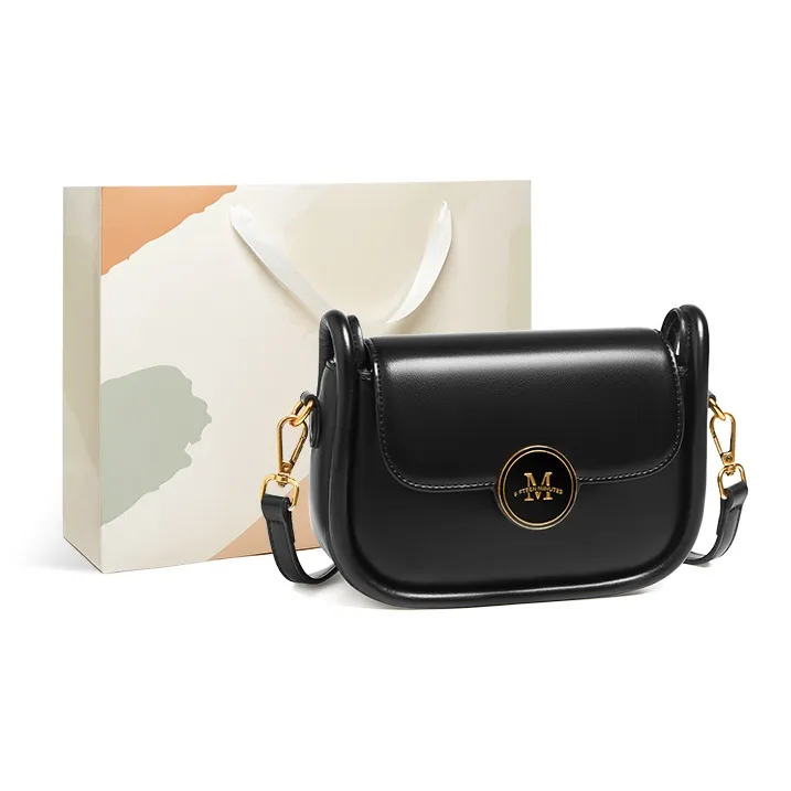 15 MINS Synthetic Leather Crossbody Bag Regular Women's Ecru & Brown/Midnight Black/Caramel Brown-5
