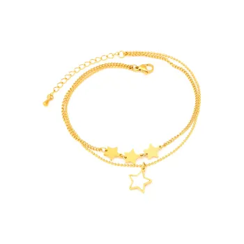 CHIEMOT Titanium Steel Anklets Women's