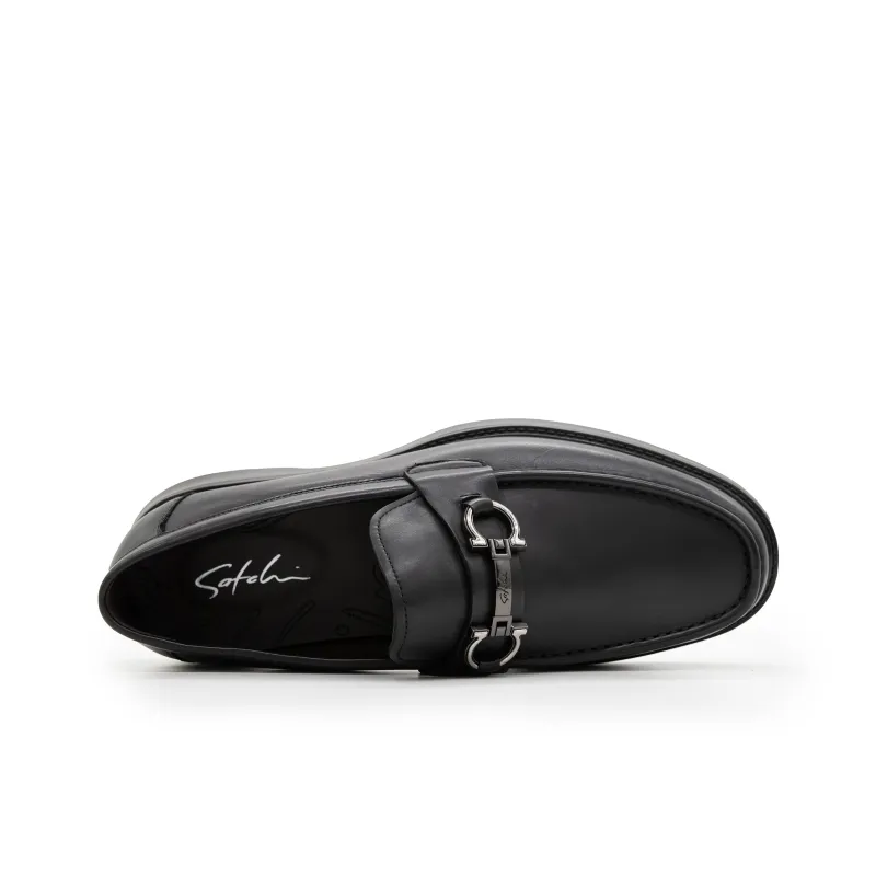 Satchi Casual Shoes Slip on Loafers Men's Black-2