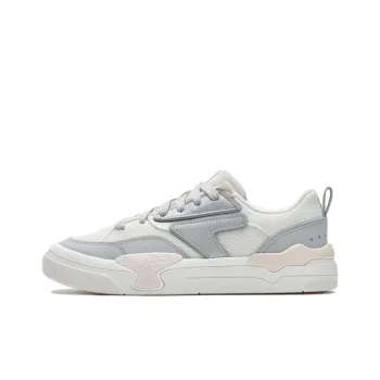 FILA FUSION Nollie Anti Slip Wear Resistant Low Top Skateboard Shoes Women's White Gray