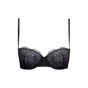 CK/Calvin Klein UNLINED BALCONETTE Bra Europe Version Women's Black