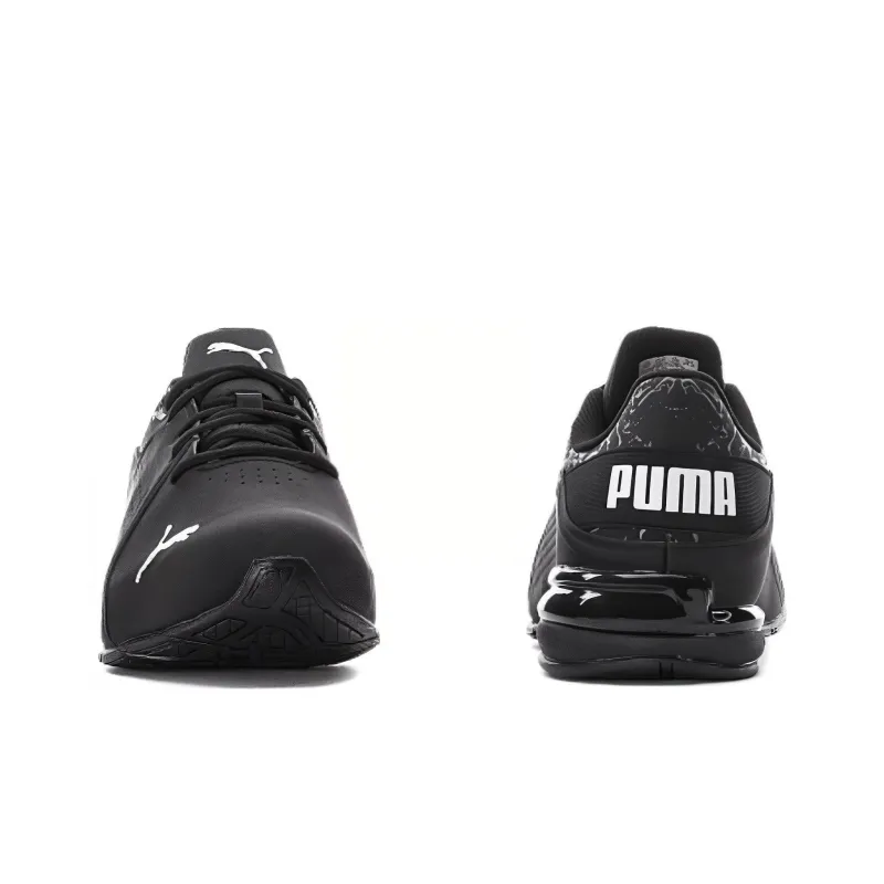 PUMA Slip-Resistant Low-Top Running Shoes Men's Black-3