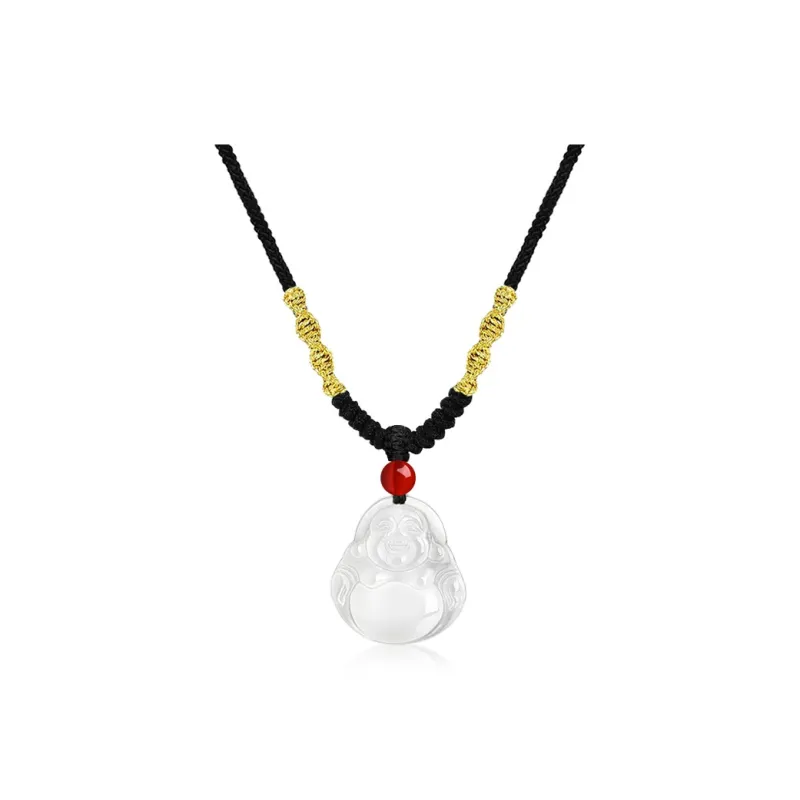 MOONS FAME Chalcedony Necklaces Unisex-22