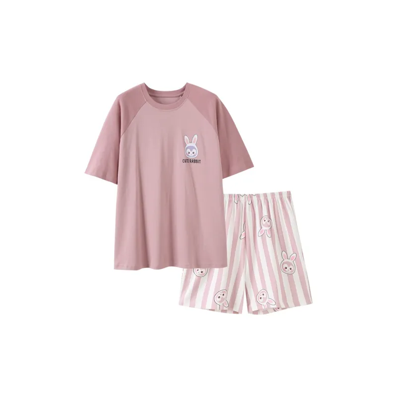 The Story Of The Flower Season Pajama Set Women's Light Lavender-0
