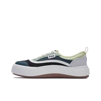 FILA JELLYFISH Low Top Canvas Shoes Men's Black Green