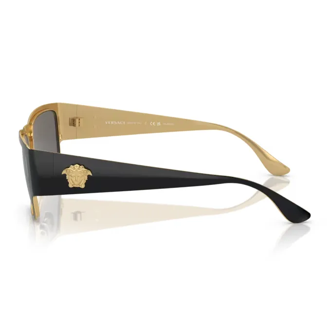 VERSACE Rectangle frame Sunglasses-2