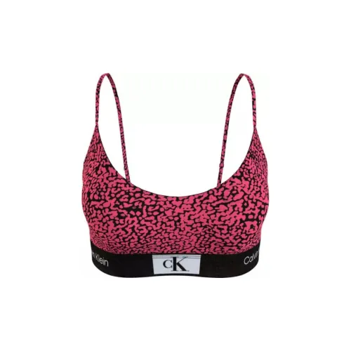 CALVIN KLEIN UNLINED BRALETTE Bra Europe Version Women's Red