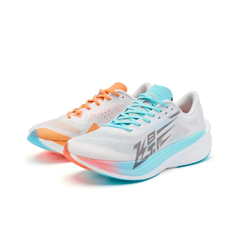 QIAODAN Flying Shadow PB4.0 Cushioning Anti-Slip And Wear-Resistant Low-Top Marathon Running Shoes Women's Jordan White-2