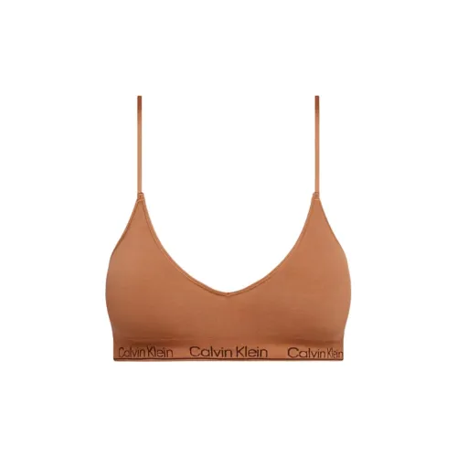 CK/Calvin Klein LGHT LINED TRIANGLE Bra Europe Version Women's Brown