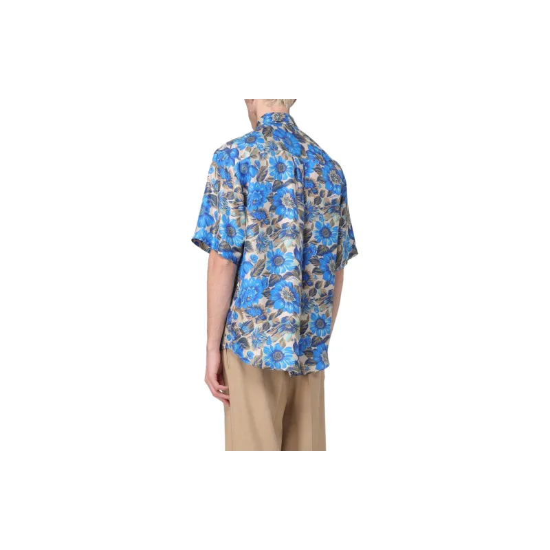 MOSCHINO All Over Floral Printed Buttoned Shirt-1