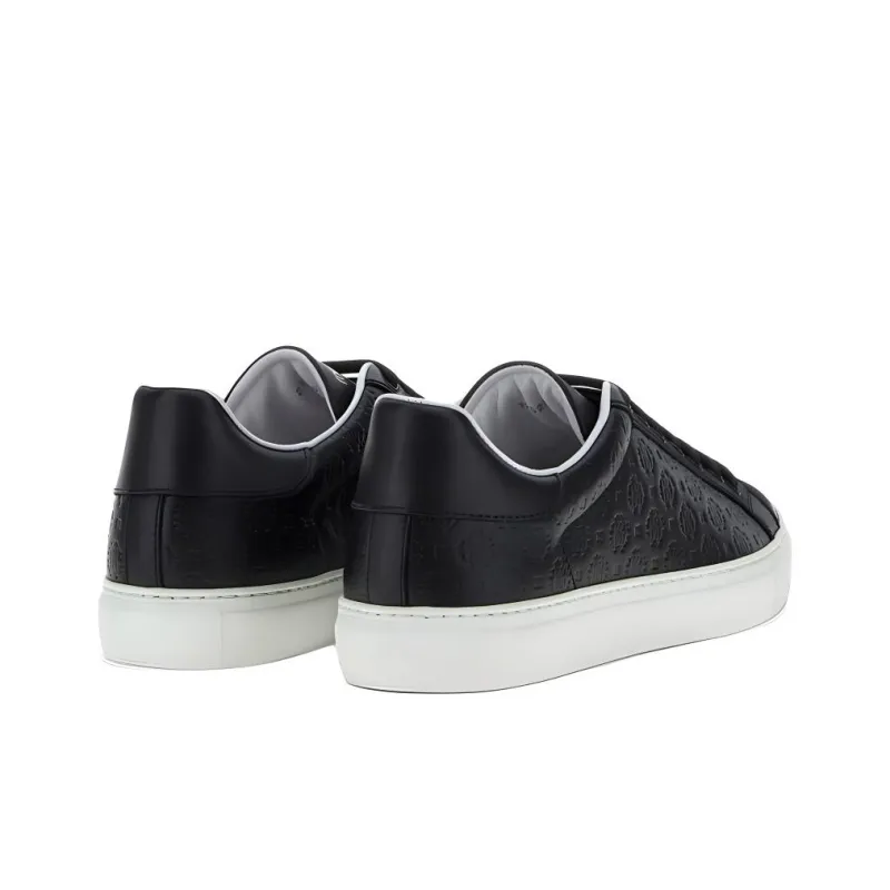 Roberto Cavalli Low-Top Skateboard Shoes Men's Black-4