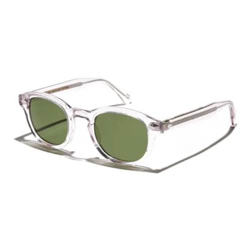 MOSCOT Acetate Irregular Shape Sunglasses Peoples Men's Transparent