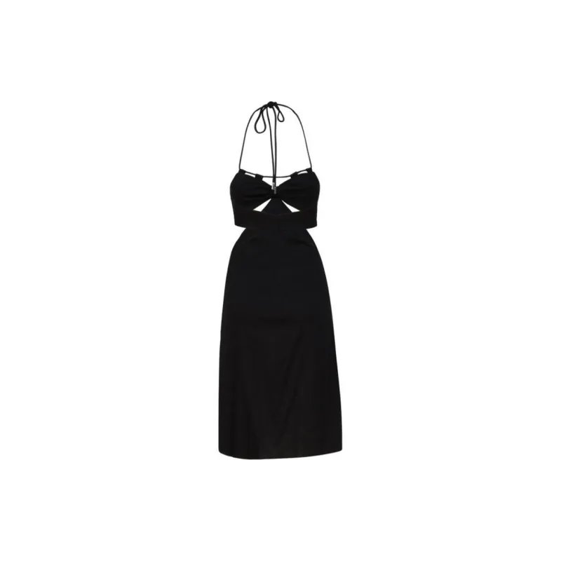 PINKO American Pie Cut Out Sleeveless Dress-1