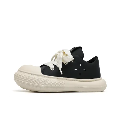 Angelmix Casual Shoes Unisex Low-Top Black