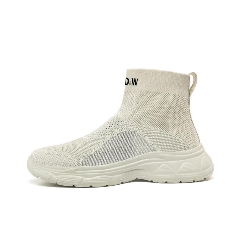 D&W Anti Slip And Wear Resistant Breathable Mid Top Casual Shoes Unisex-6